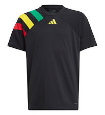 adidas Performance T-shirt - Fortore23 JSY Y - Sort/Gul/Rød/Grøn adidas Performance T-shirt - Fortore23 JSY Y - Sort/Gul/Rød/Grøn