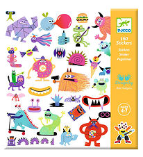 Djeco Klistermærker - 160 Stk. - Monster Djeco Klistermærker - 160 Stk. - Monster
