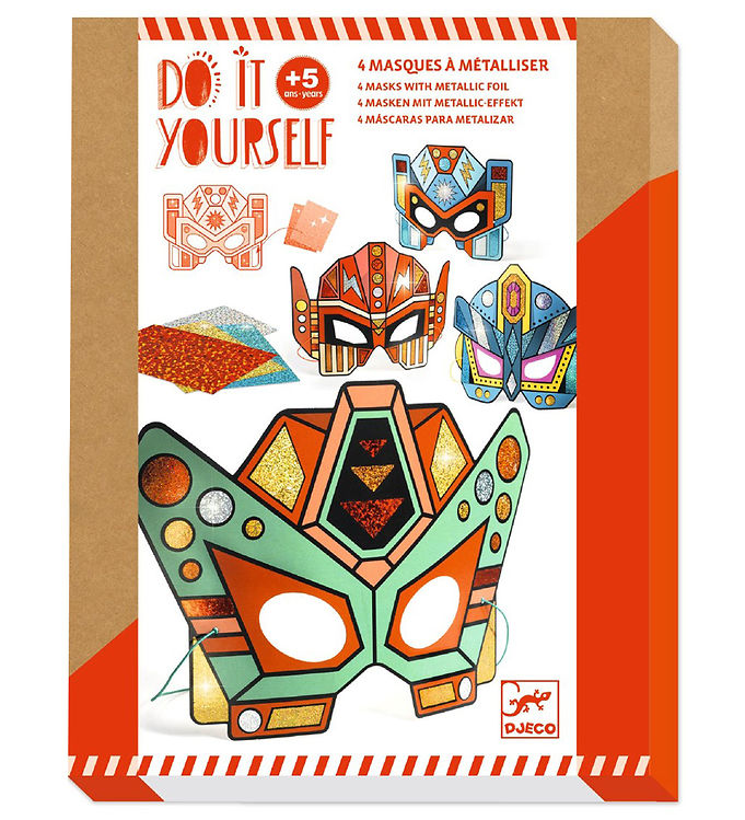 Djeco Maskesæt - DIY - Super Robots