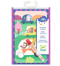 Djeco Malebog - Magic Colouring - On the Road Djeco Malebog - Magic Colouring - On the Road