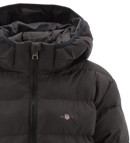 GANT Dynejakke - Light Padded Shield - Sort GANT Dynejakke - Light Padded Shield - Sort