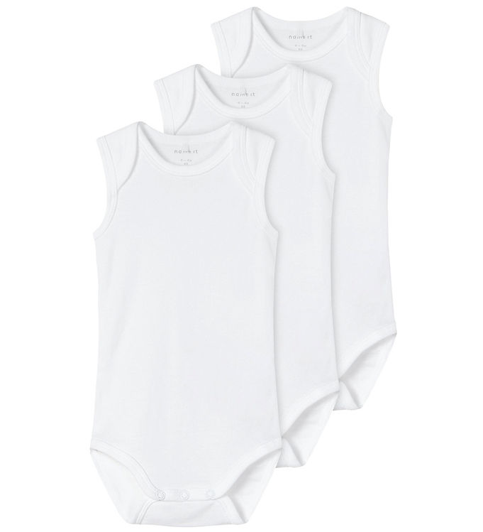 Name It Body u/æ - Noos - NbnBody - 3-pak - Bright White