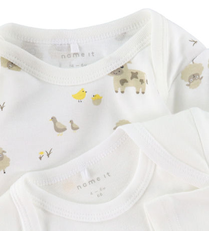 Name It Bodysuit l/s - Noos - NbnBody - 2-Pack - Bright White/Fa Name It Bodysuit l/s - Noos - NbnBody - 2-Pack - Bright White/Fa