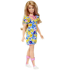 Barbie Dukke - 30 cm - Fashionista Floral - Down Syndrome  Barbie Dukke - 30 cm - Fashionista Floral - Down Syndrome