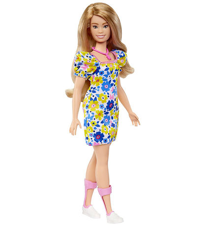 Barbie Dukke - 30 cm - Fashionista Floral - Down Syndrome  Barbie Dukke - 30 cm - Fashionista Floral - Down Syndrome