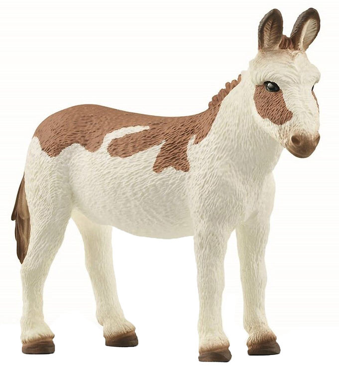 Schleich Farm World - Amerikansk Plettet Æsel - H: 6,6 cm - 1396