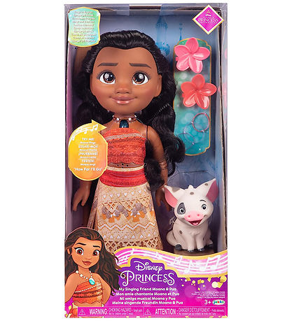 Disney Princess Dukke m. Lyd - 38 cm - Vaiana