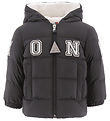 Moncler Down Jacket - Bayan - Black w. White Moncler Down Jacket - Bayan - Black w. White