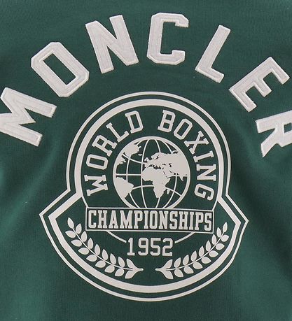 Moncler Sweatshirt - Grøn/Hvid