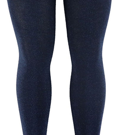 Molo Strømpebukser - Glitter Tights - Navy Sky