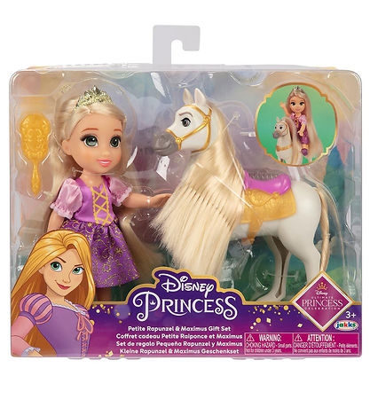 Disney Princess Dukke - 15 cm - Rapunzel & Maximus