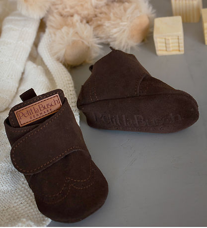 Petit La Busch Pehmeät nahkakengät - Chocolate