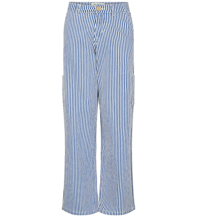 Sofie Schnoor Girls Jeans - Stribet - Blue