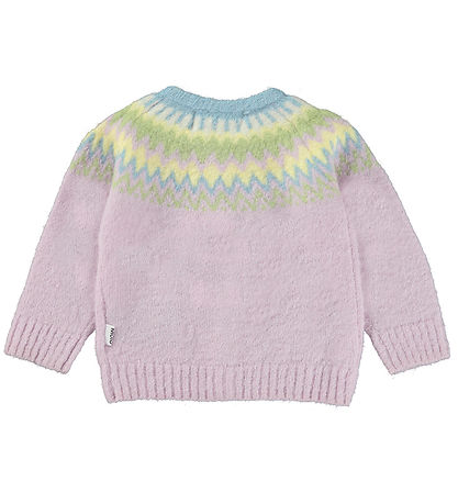 Molo Cardigan - Uld/Polyester - Bay - Alpine Glow