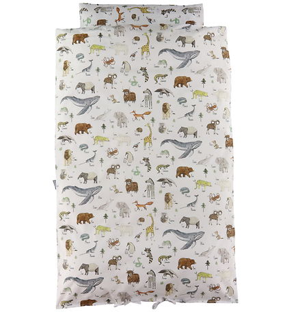 Nørgaard Madsens Bedding - Baby - White w. Animals