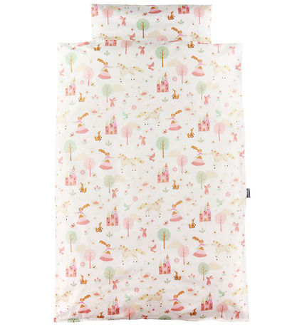 Nørgaard Madsens Sengetøj - Junior - Hvid m. Eventyrhave Nørgaard Madsens Sengetøj - Junior - Hvid m. Eventyrhave