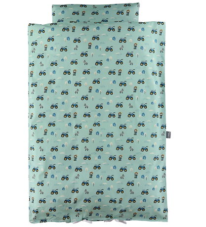 Nørgaard Madsens Sengetøj - Junior - Mint m. Traktor Nørgaard Madsens Sengetøj - Junior - Mint m. Traktor