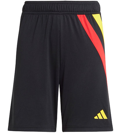 adidas Performance Shorts - Fortore - Sort/Gul/Rød adidas Performance Shorts - Fortore - Sort/Gul/Rød