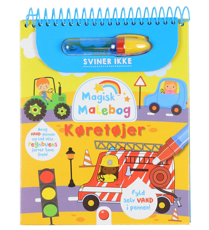 Forlaget Bolden Magisk Malebog - Køretøjer