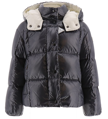 Moncler Down Jacket - Parana - Dark Navy w. White Moncler Down Jacket - Parana - Dark Navy w. White