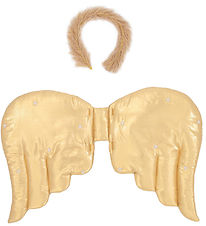 Meri Meri Udklædning - Gold Quilted Angel Wings Meri Meri Udklædning - Gold Quilted Angel Wings