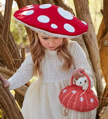 Meri Meri Basket - 20x18 cm - Mushroom basket