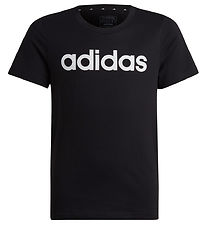 adidas Performance T-shirt - G LIN T - Sort/Hvid adidas Performance T-shirt - G LIN T - Sort/Hvid