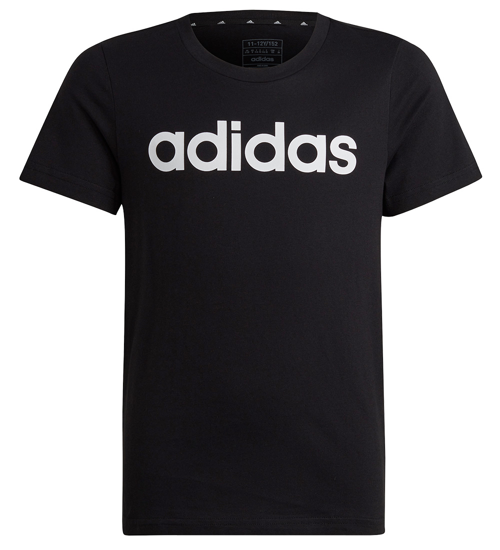 adidas Performance T-Shirt - Größe G Lin T-Shirt - Schwarz/Weiß - adidas Performance - 8 Jahre (128) - T-Shirts