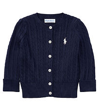 Polo Ralph Lauren Cardigan - Strik - Core Replen - Hunter Navy Polo Ralph Lauren Cardigan - Strik - Core Replen - Hunter Navy