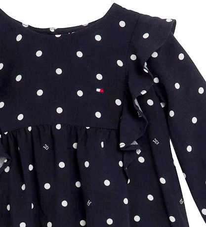 Tommy Hilfiger Kjole - Baby Dress - Desert Sky Tommy Hilfiger Kjole - Baby Dress - Desert Sky