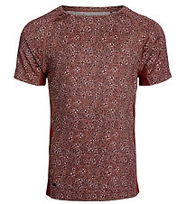 Rethinkit T-shirt - Carla - Rose Brown Flowers Rethinkit T-shirt - Carla - Rose Brown Flowers