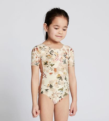 Rethinkit Gymnastikdragt k/æ - Fraya - Flower Camouflage