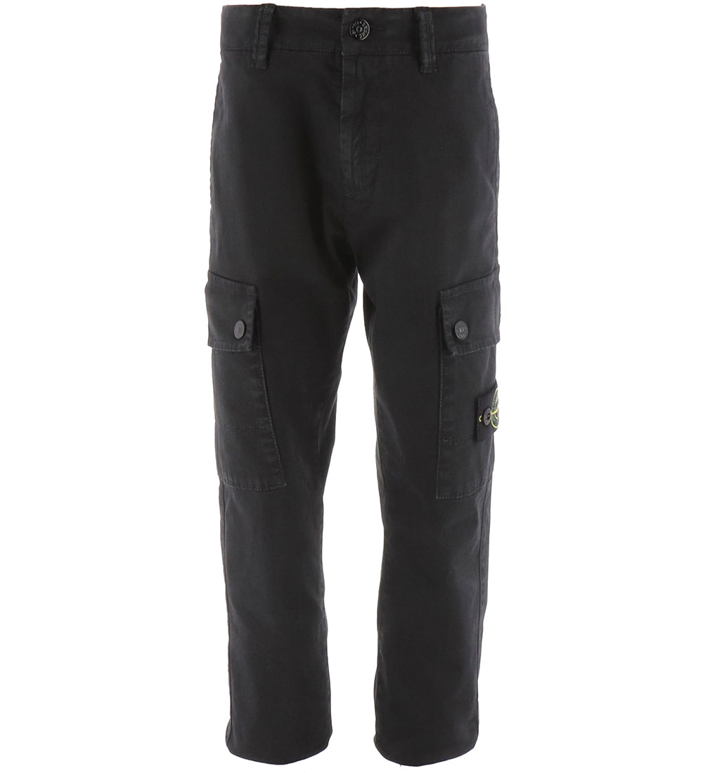 Stone Island Hosen - Schwarz - Stone Island - 12 Jahre (152) - Hosen - Baumwolle