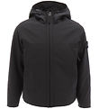 Stone Island Softshelljakke m. Vattering - Sort Stone Island Softshelljakke m. Vattering - Sort