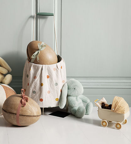 Maileg Barnevogn - Mikro - Gul Maileg Barnevogn - Mikro - Gul