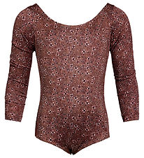 Rethinkit Gymnastikdragt - Frida - Rose Brown Flowers Rethinkit Gymnastikdragt - Frida - Rose Brown Flowers