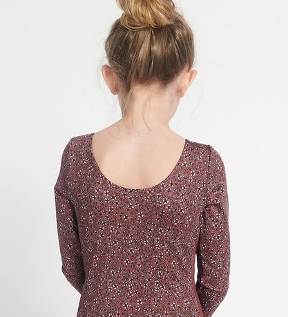 Rethinkit Gymnastikdragt - Frida - Rose Brown Flowers Rethinkit Gymnastikdragt - Frida - Rose Brown Flowers