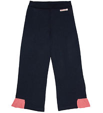 Marni Bukser - Akryl/Uld - Navy m. Koral Marni Bukser - Akryl/Uld - Navy m. Koral