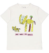 Green Cotton x WWF T-shirt - Balsam Cream m. Tiger Green Cotton x WWF T-shirt - Balsam Cream m. Tiger