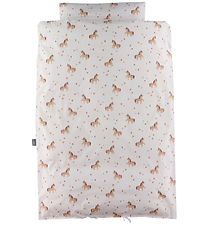 Nørgaard Madsens Sengetøj - Baby - Hvid m. Enhjørninger Nørgaard Madsens Sengetøj - Baby - Hvid m. Enhjørninger