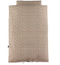 Nørgaard Madsens Sengetøj - Baby - Natur m. Cirkler Nørgaard Madsens Sengetøj - Baby - Natur m. Cirkler