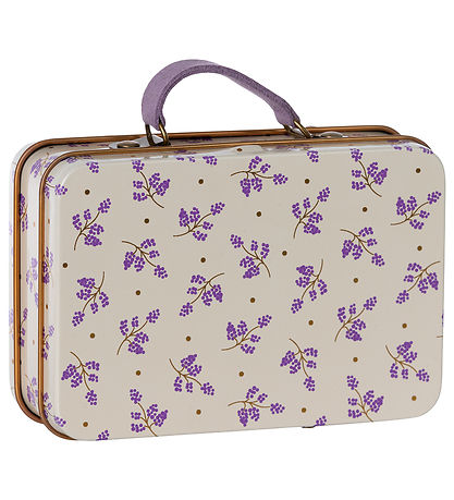 Maileg Dukketilbehør - Lille Kuffert - Madelaine Lavender Maileg Dukketilbehør - Lille Kuffert - Madelaine Lavender