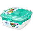 Sistema Madkasse m. Tilbehør - Salad Max - 1,63 l - Turkis Sistema Madkasse m. Tilbehør - Salad Max - 1,63 l - Turkis