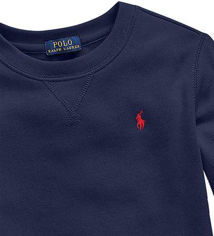 Polo Ralph Lauren Sweatshirt - Navy m. Logo Polo Ralph Lauren Sweatshirt - Navy m. Logo