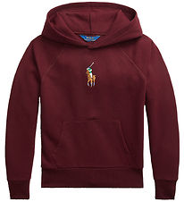 Polo Ralph Lauren Hættetrøje - Bordeaux m. Logo Polo Ralph Lauren Hættetrøje - Bordeaux m. Logo