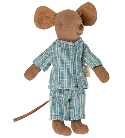 Maileg Mus - Storebror i Tændstikæske - Blå Maileg Mus - Storebror i Tændstikæske - Blå