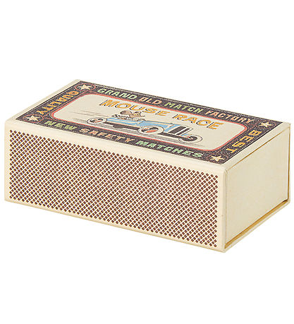 Maileg Mus - Storebror i Tændstikæske - Blå Maileg Mus - Storebror i Tændstikæske - Blå