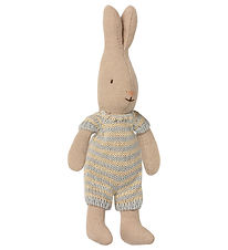 Maileg Kanin - Mikro - Lyseblå/Beige Striber Maileg Kanin - Mikro - Lyseblå/Beige Striber