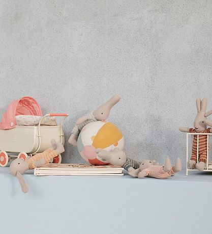 Maileg Kanin - Mikro - Lyseblå/Beige Striber