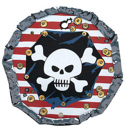 Liontouch Udklædning - Pirat-skjold - Rød/Hvid